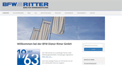 Desktop Screenshot of bfw-ritter.de