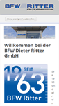 Mobile Screenshot of bfw-ritter.de